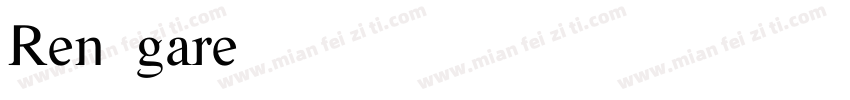 Renogare Soft字体转换